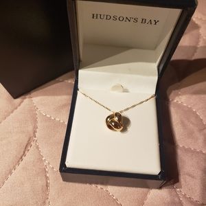 Rose gold 14k Infinity Pendant Necklace